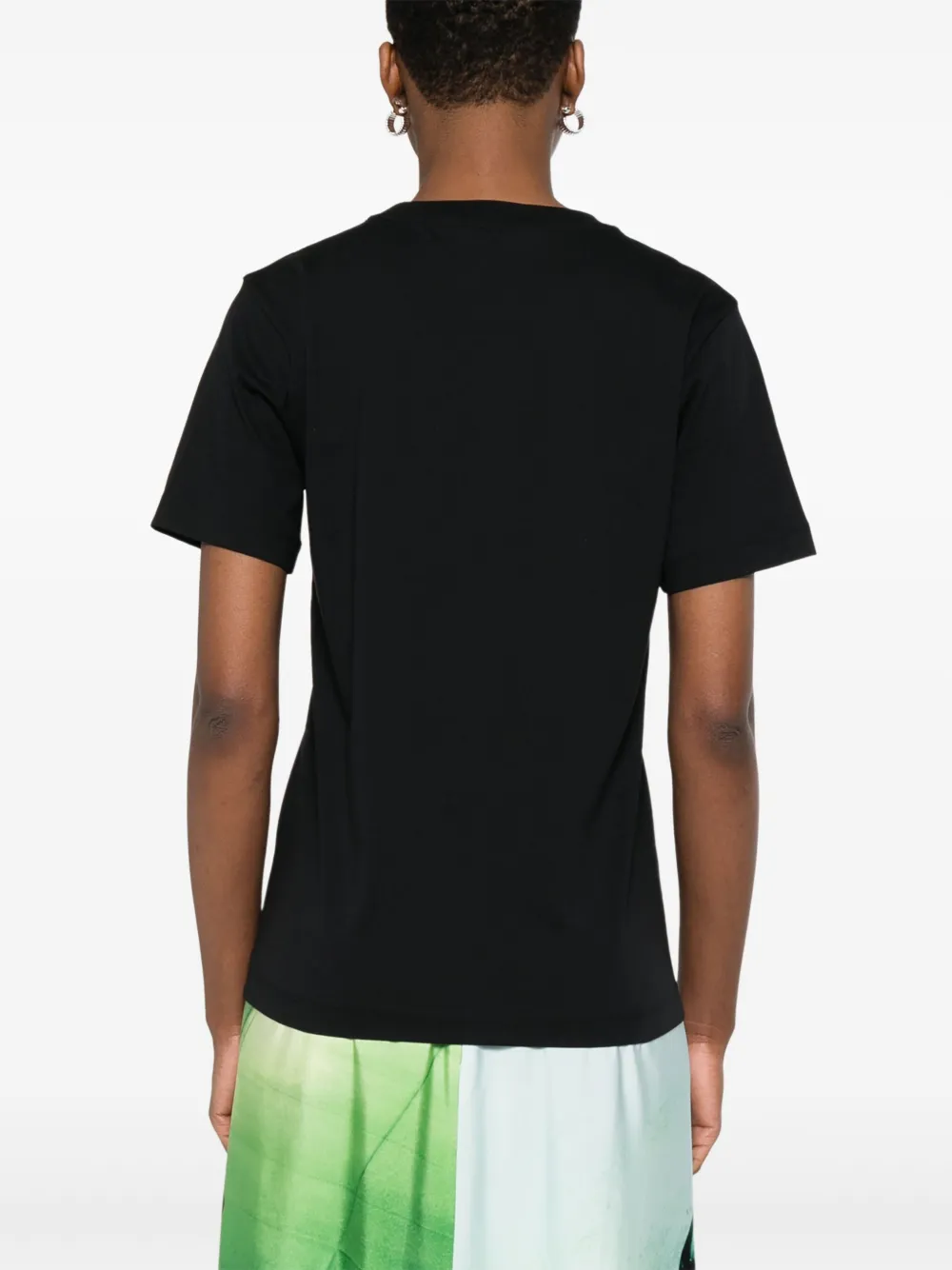 Marni T-shirt met grafische print Zwart