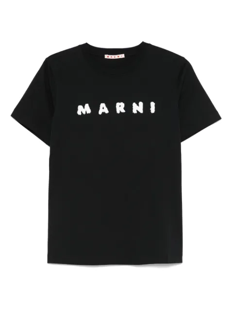 Marni fluffy logo T-shirt