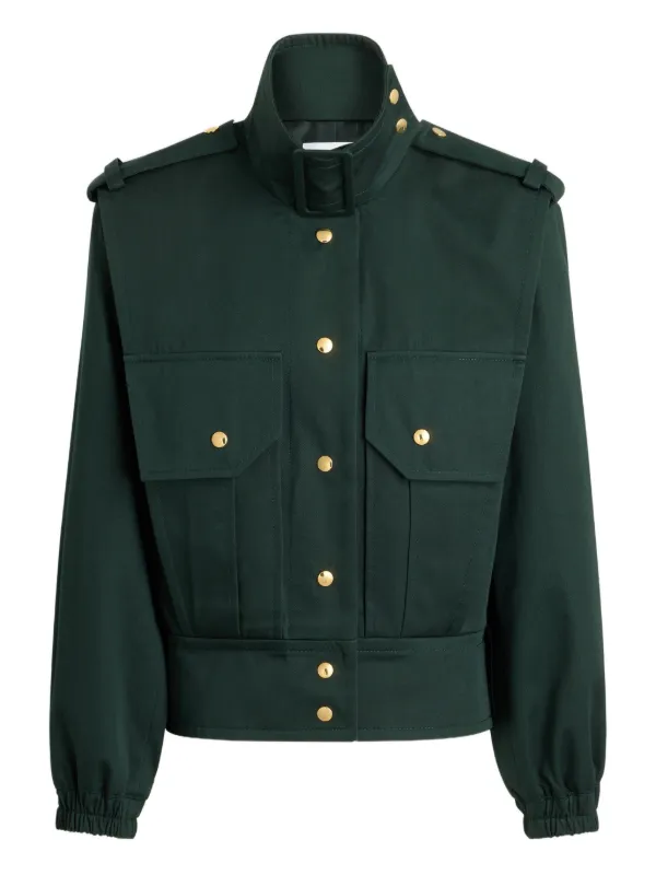 Patou Military Pocket Jacket in Green