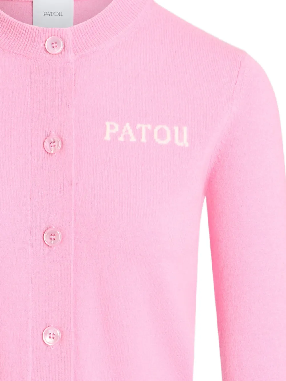Patou intarsia-logo cardigan | Cardigans | Image 2