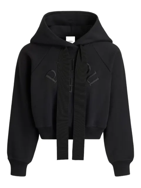 Patou logo-embroidered hoodie