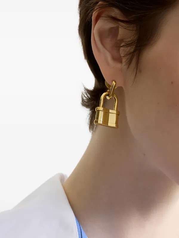 Patou パドロック ピアス | ゴールドトーン | FARFETCH JP