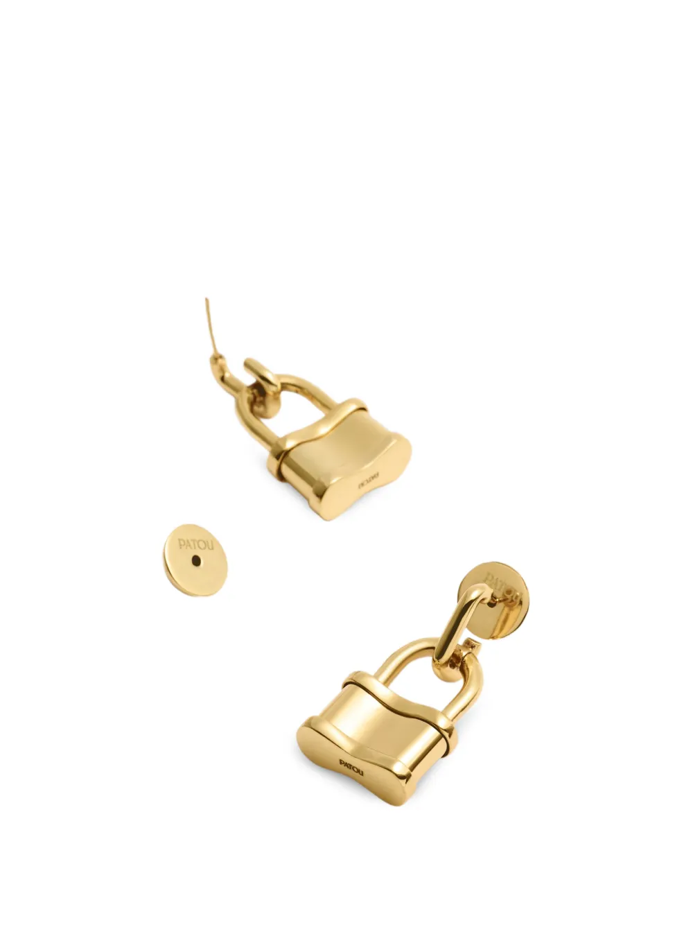 Extra-Small Padlock Earrings