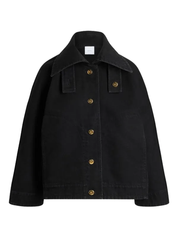 PATOU☆オーガニックコットンジャケット(タグ付き未使用) Patou オーガニックコットン ジャケット | ブラック | FARFETCH JP