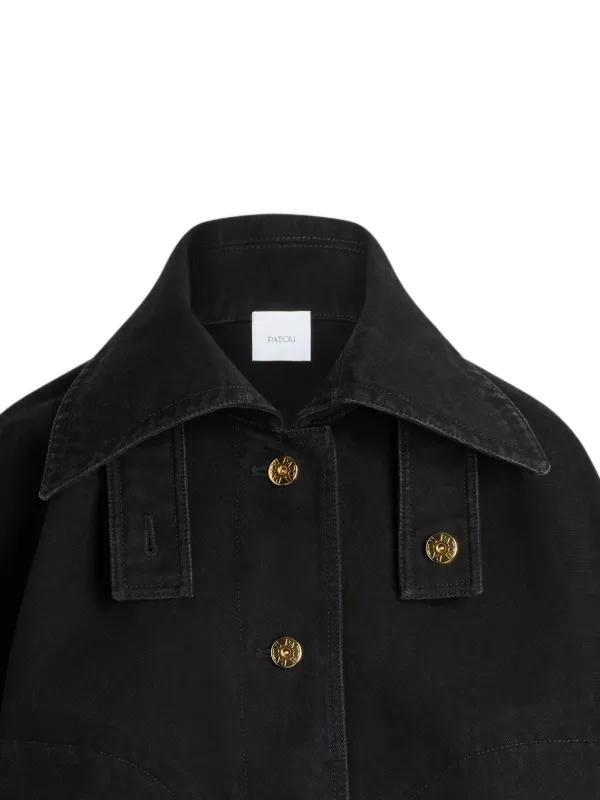Patou オーガニックコットン ジャケット | ブラック | FARFETCH JP