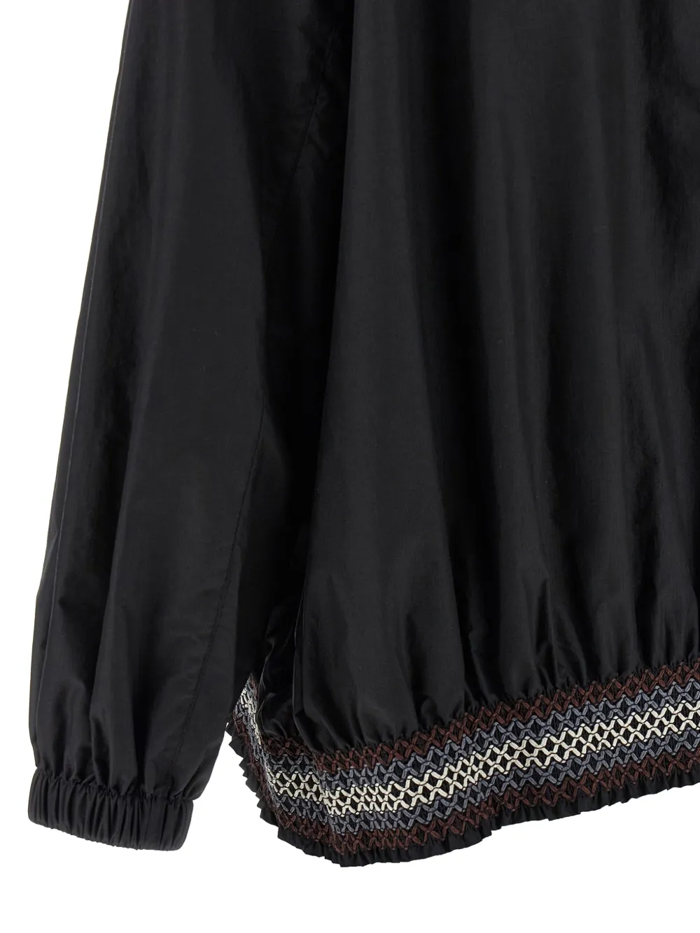 Moncler Grenoble Samedans jack met mesh afwerking Zwart