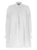 LE TWINS Bianca shirt dress - White