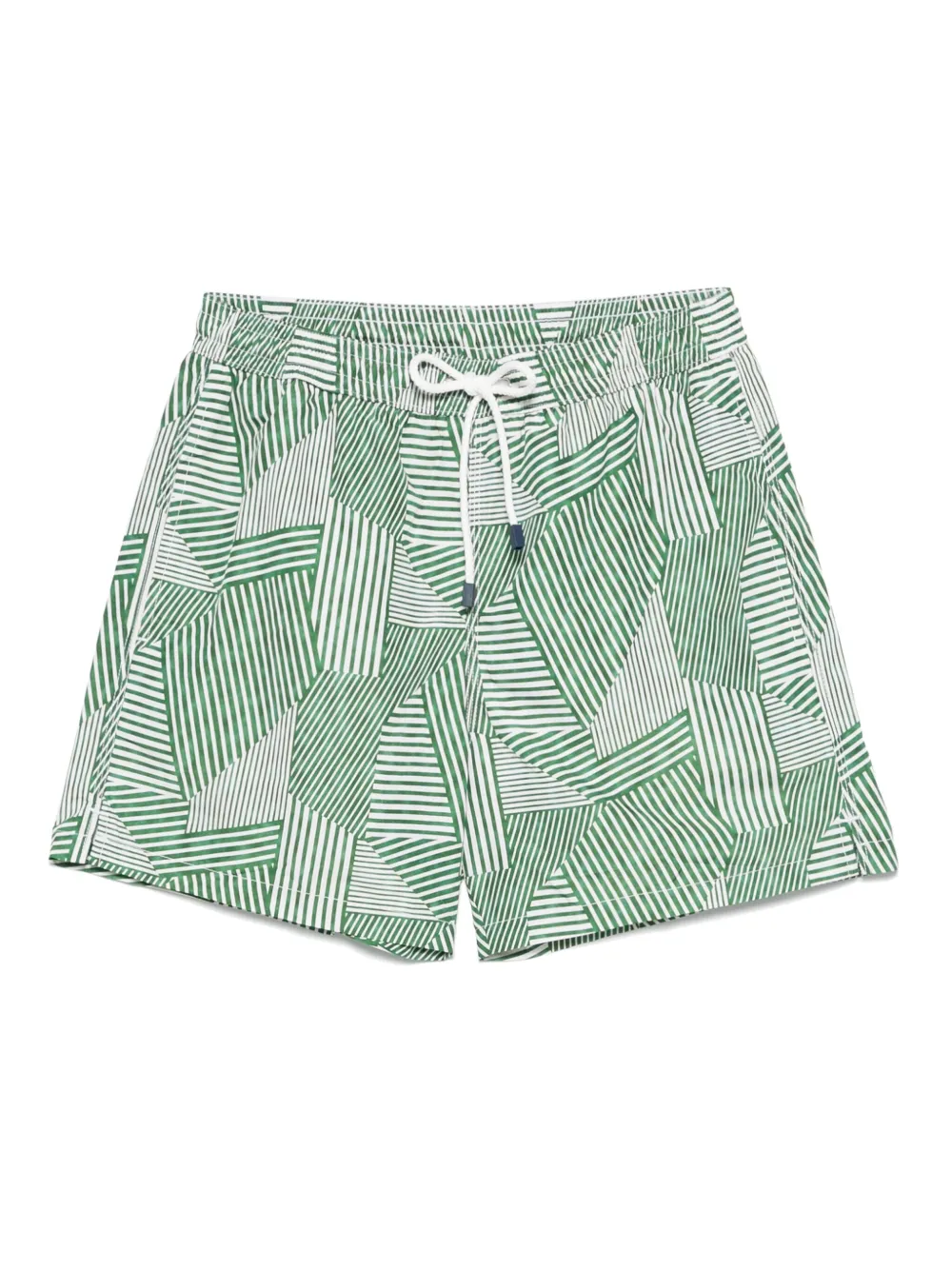 FIORIO MILANO shorts de playa con rayas estampadas | verde | Image 1