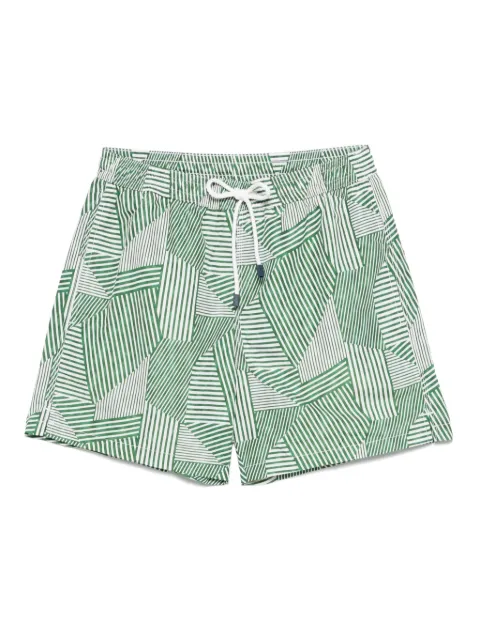 FIORIO MILANO striped swim shorts