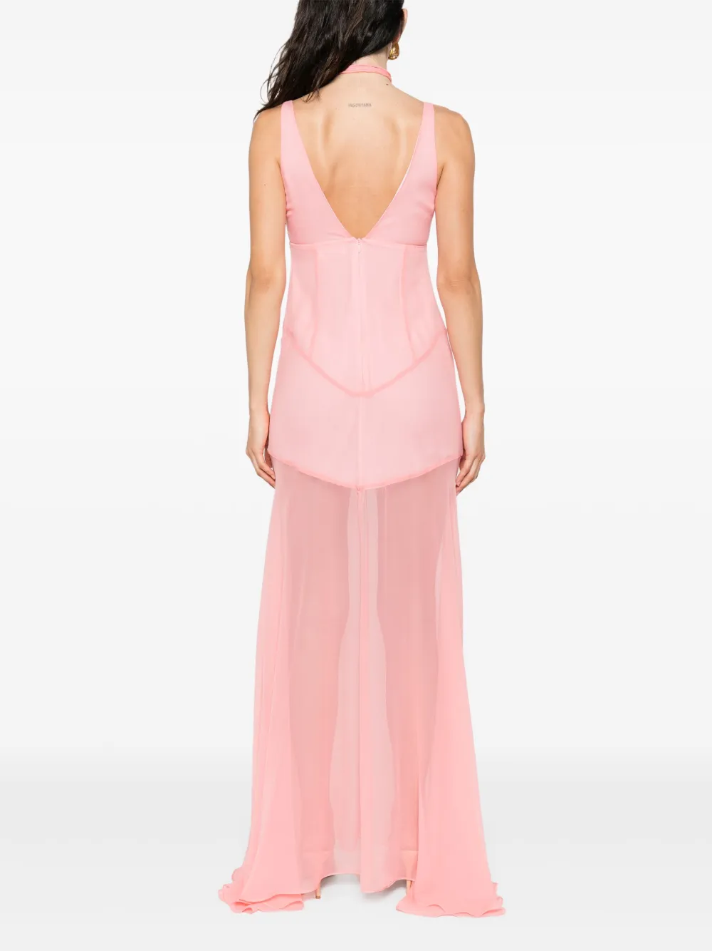 De La Vali Viaje Maxi Dress In Pink