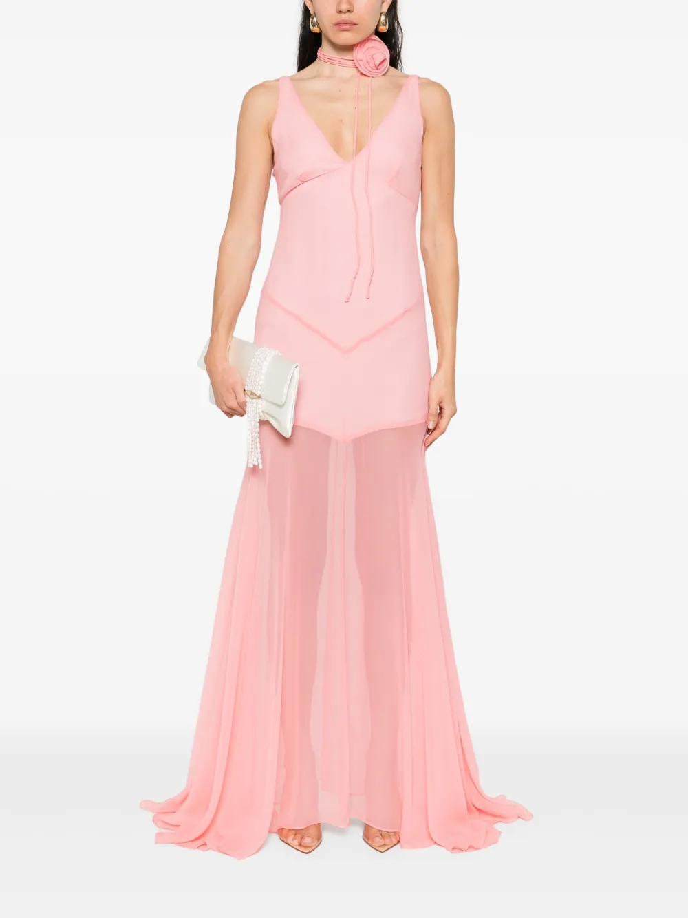 De La Vali Viaje maxi dress - Roze