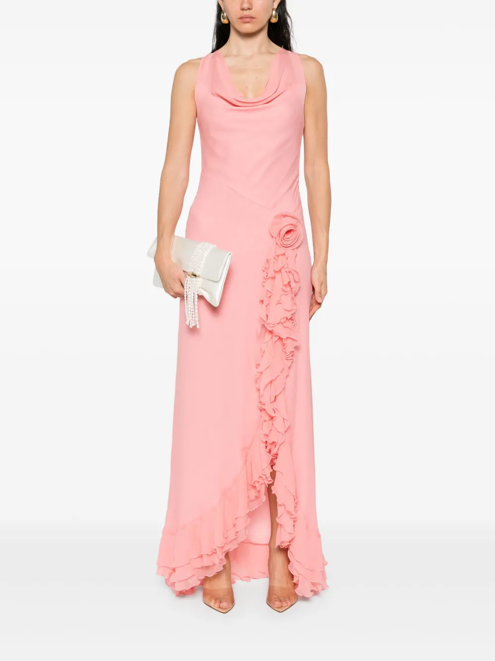 De La Vali Viaje maxi dress - Roze
