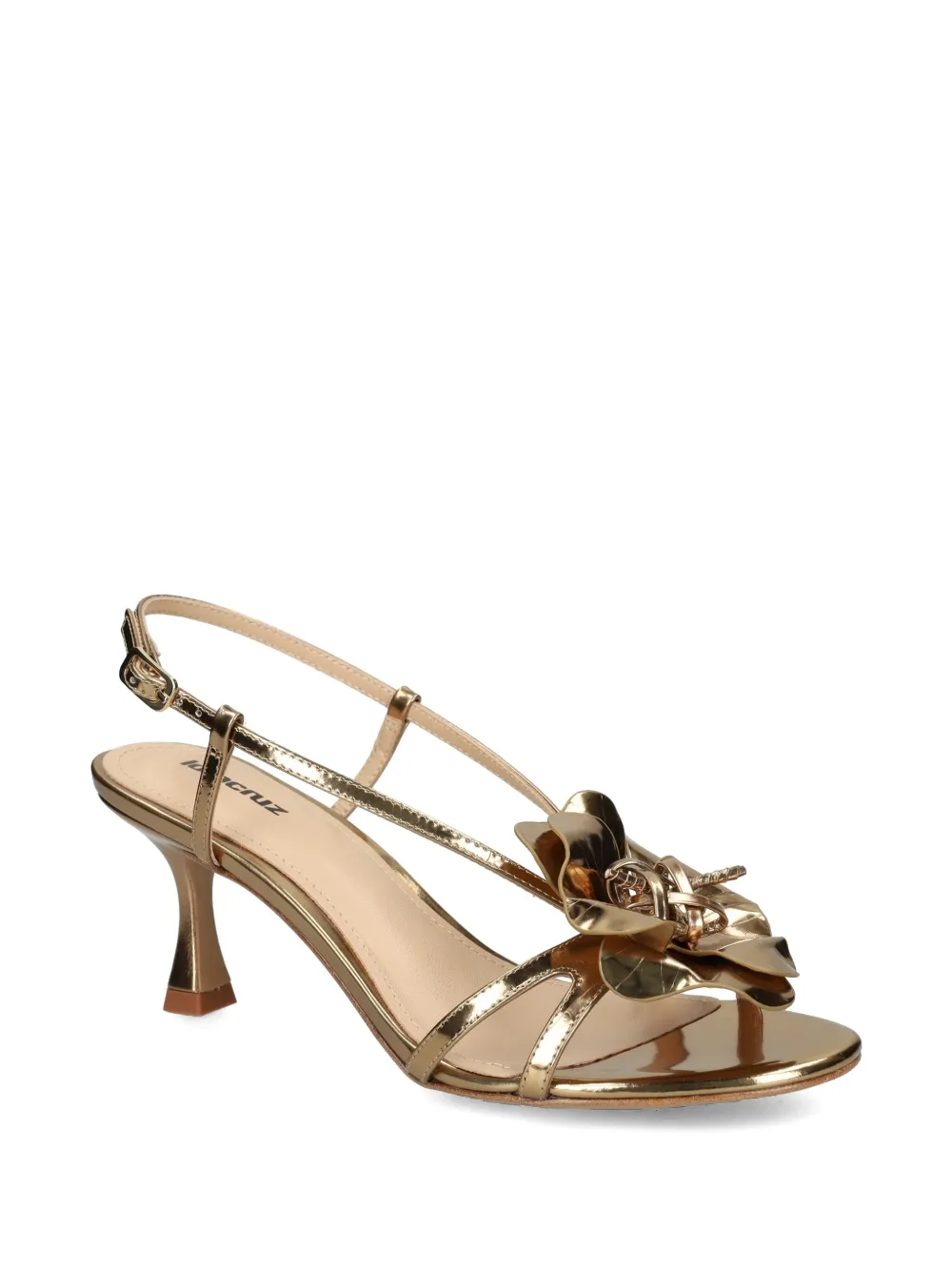 Lola Cruz 65 mm leren sandalen met hak Goud
