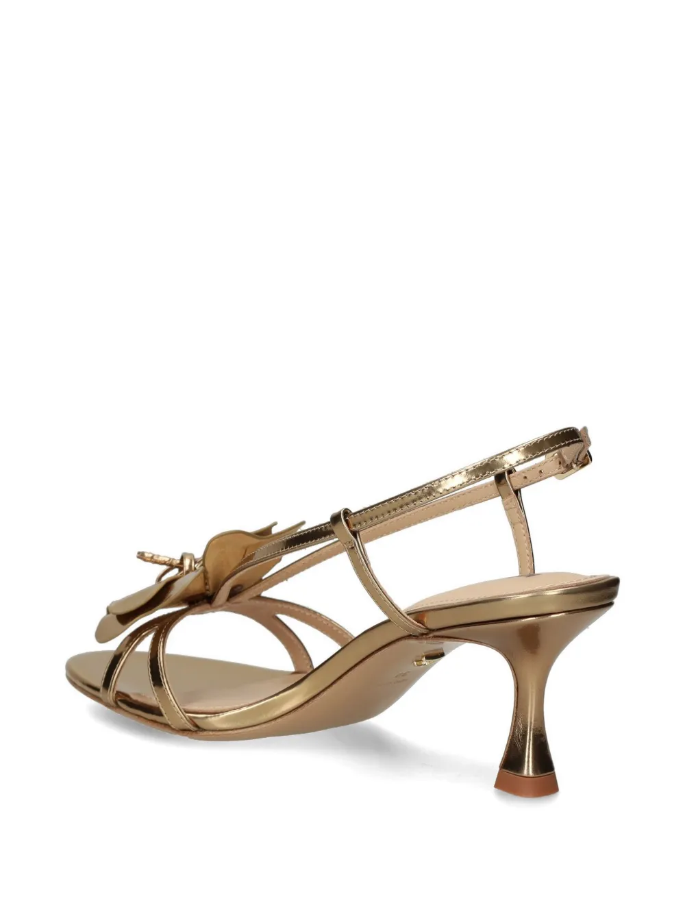 Lola Cruz 65 mm leren sandalen met hak Goud