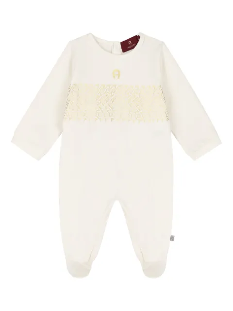 Aigner Kids logo-print babygrow