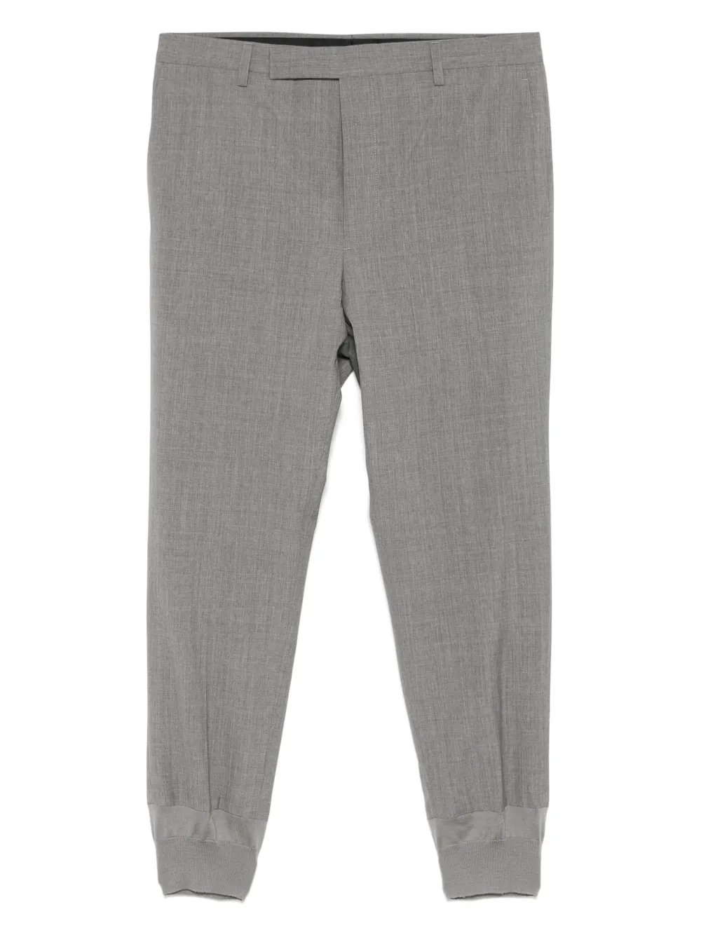 Prada virgin wool cropped trousers | Grey | Image 1