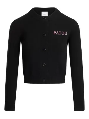 Patou リブ カーディガン | ブラック | FARFETCH JP