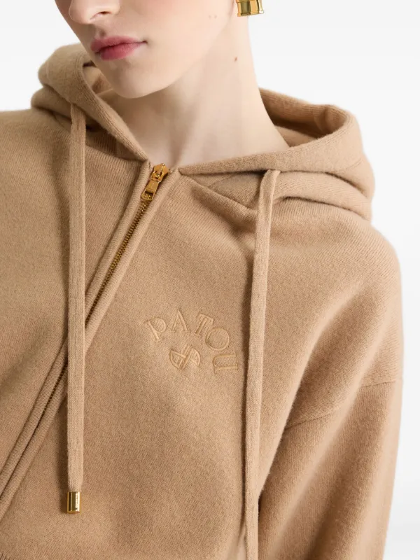 Patou ジップアップ パーカー | ブラウン | FARFETCH JP