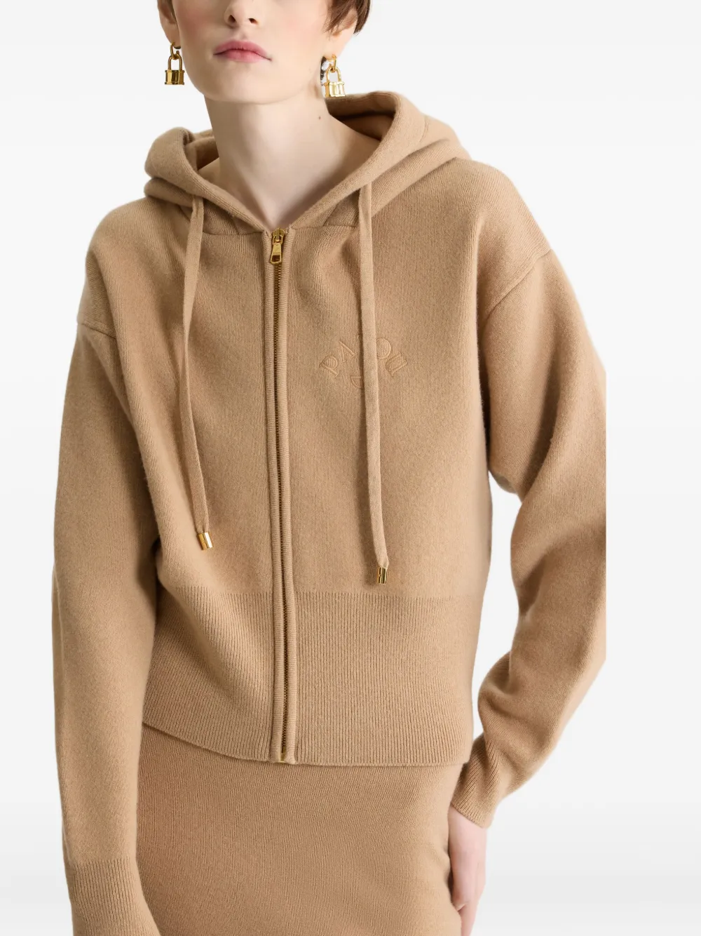 Patou ジップアップ パーカー | ブラウン | FARFETCH JP