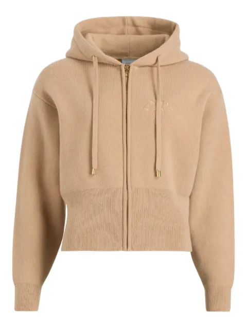 Patou zip-up embroidered hoodie
