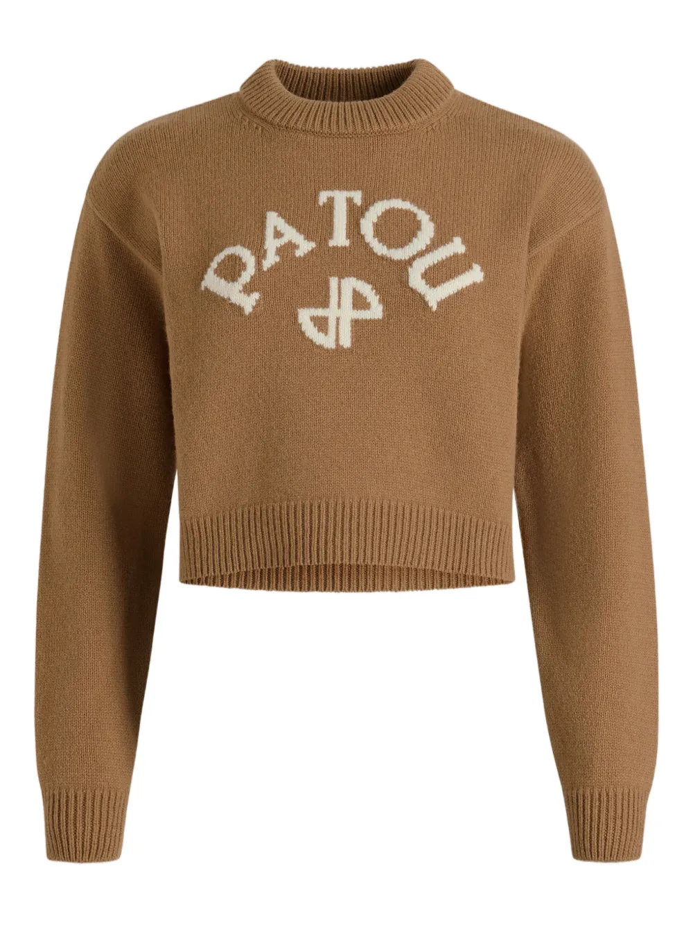 Patou intarsia-logo jumper Bruin