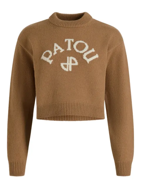 Patou intarsia-logo jumper