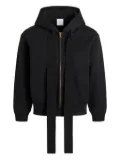 Patou zip-up hoodie - Black