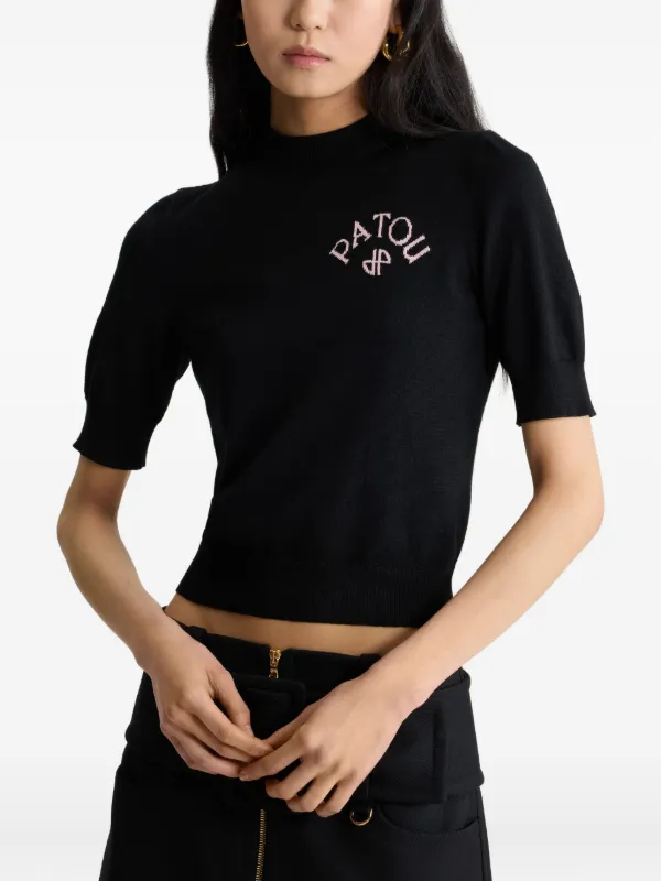 Patou ロゴ セーター | ブラック | FARFETCH JP