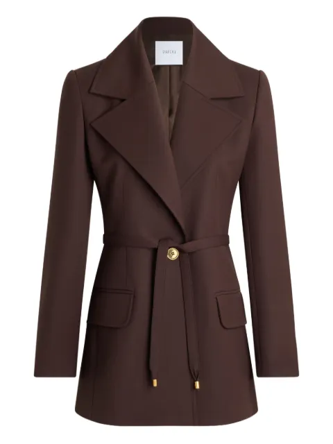 Patou single-breasted belted jacket