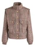 Patou plaid bomber jacket - Red