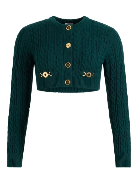 Patou cable-knit buttoned cardigan