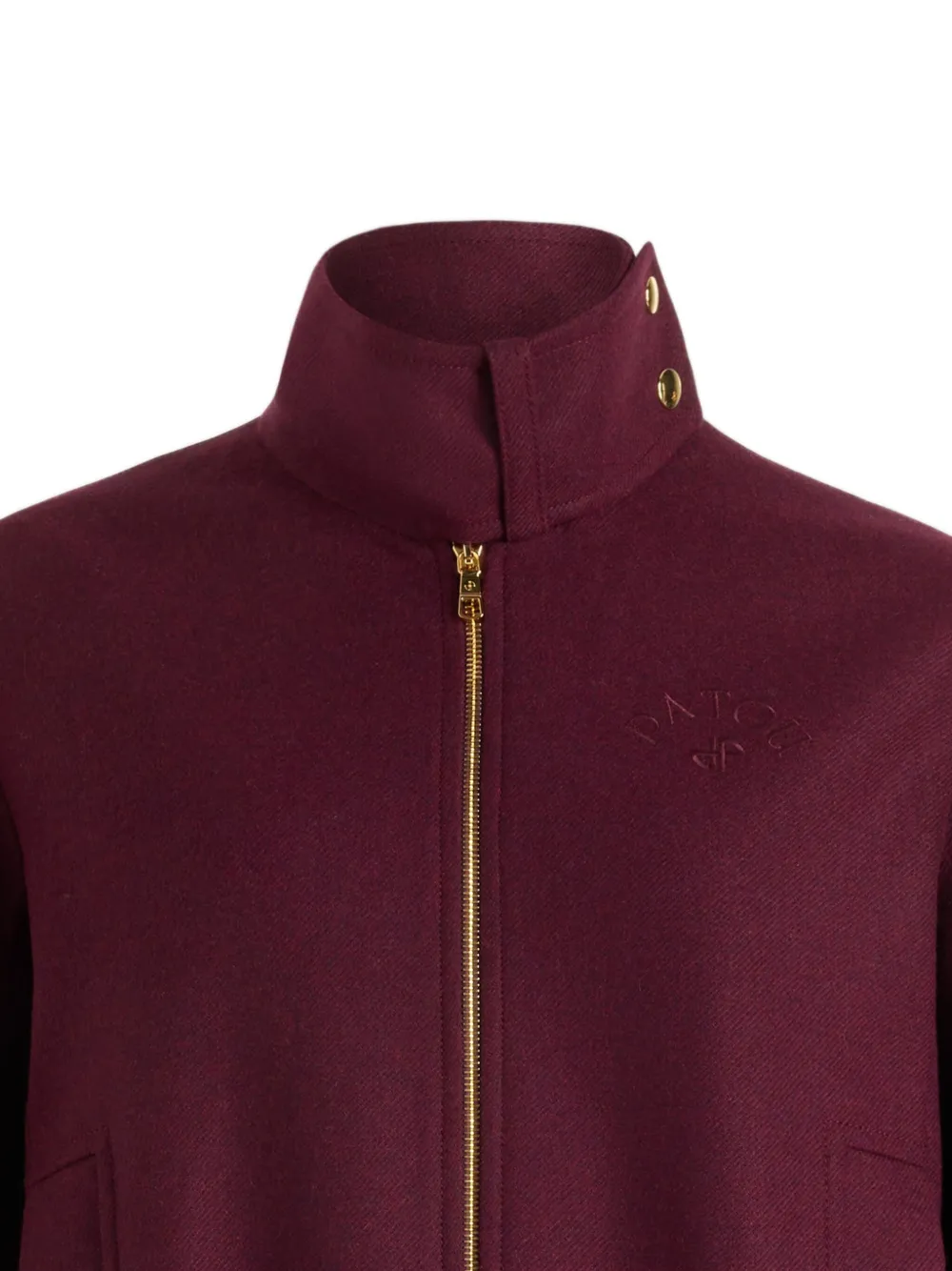 Patou High-neck Elasticated-cuffs Bomber Jacket In Multi