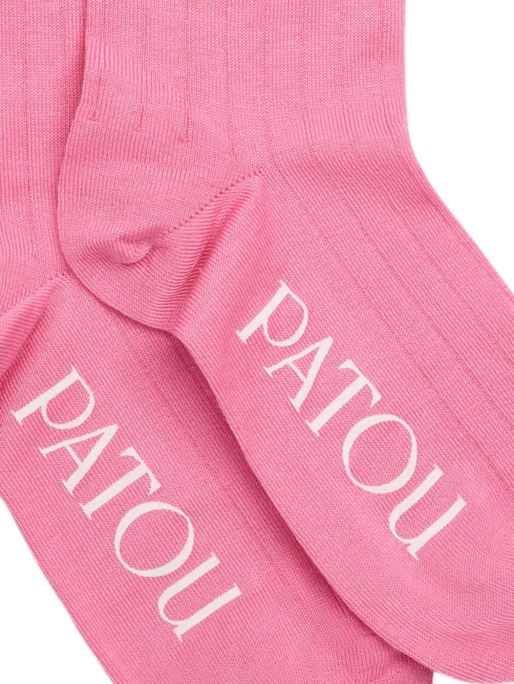 Patou ribbed logo socks | Image 2