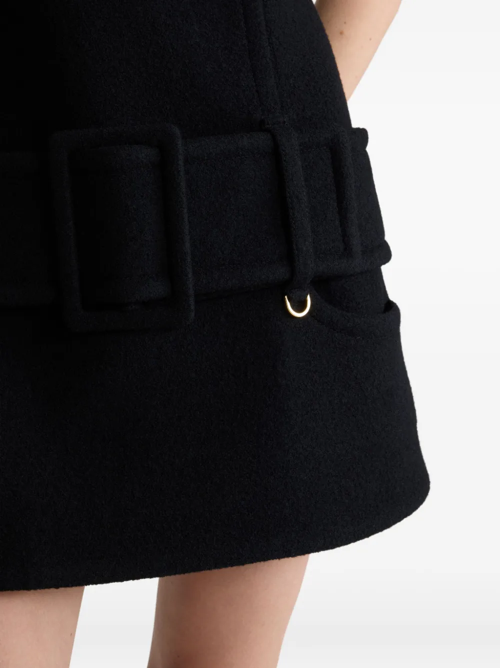 Patou Mini-jurk met ceintuur Zwart