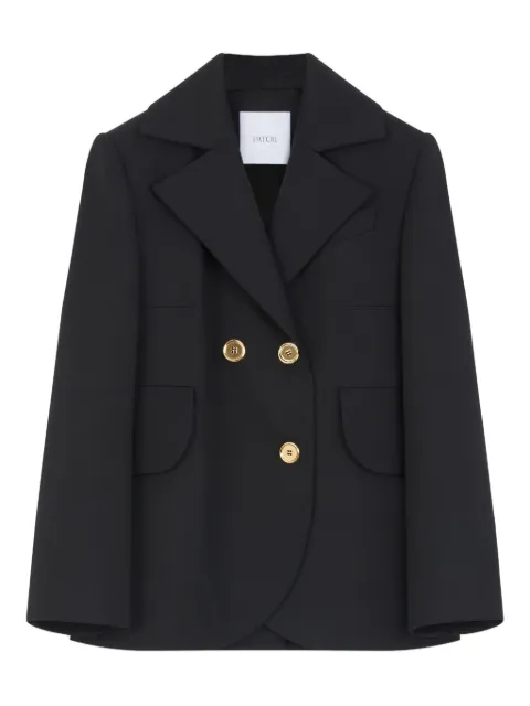 Patou blazer con doble botonadura y cinturón