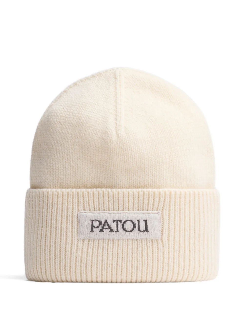 Patou logo-patch beanie beanie | White | Image 1