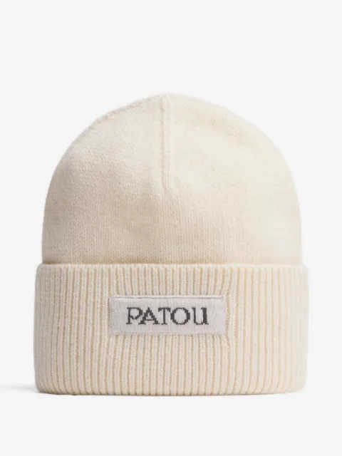 Patou logo-patch beanie beanie 