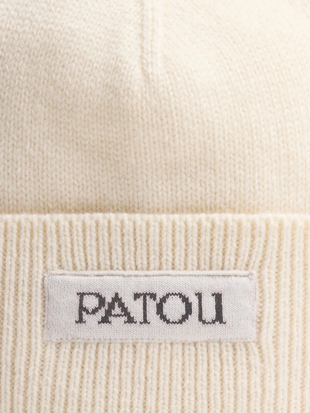 Patou logo-patch beanie beanie | Men | Image 2