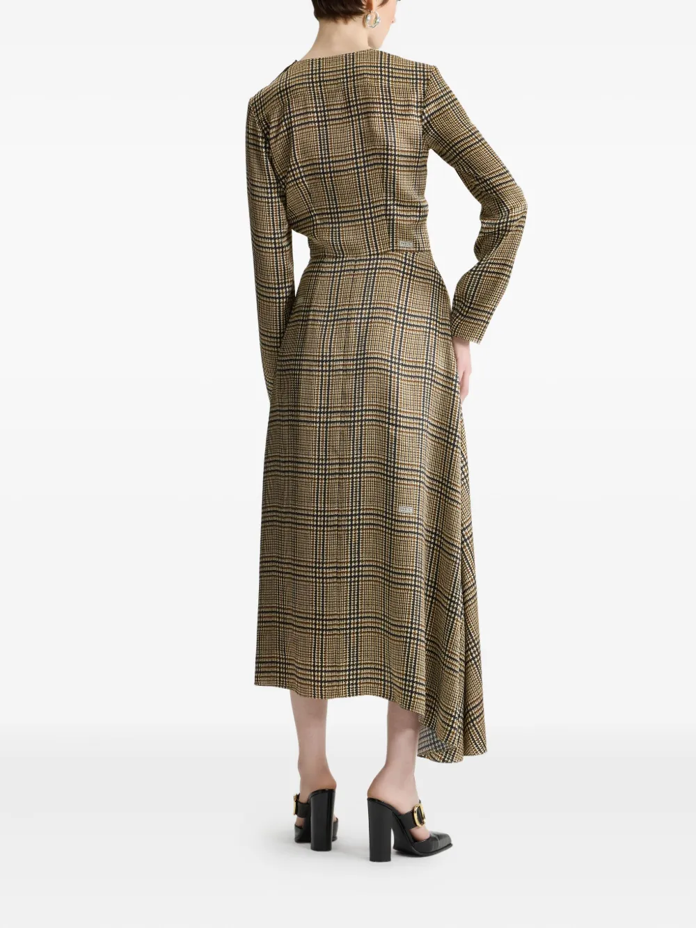 Patou Asymmetrische jurk Beige