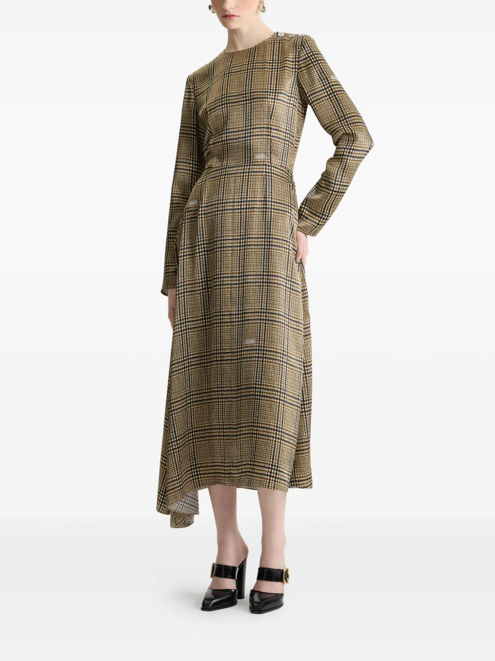 Patou Asymmetrische jurk - Beige