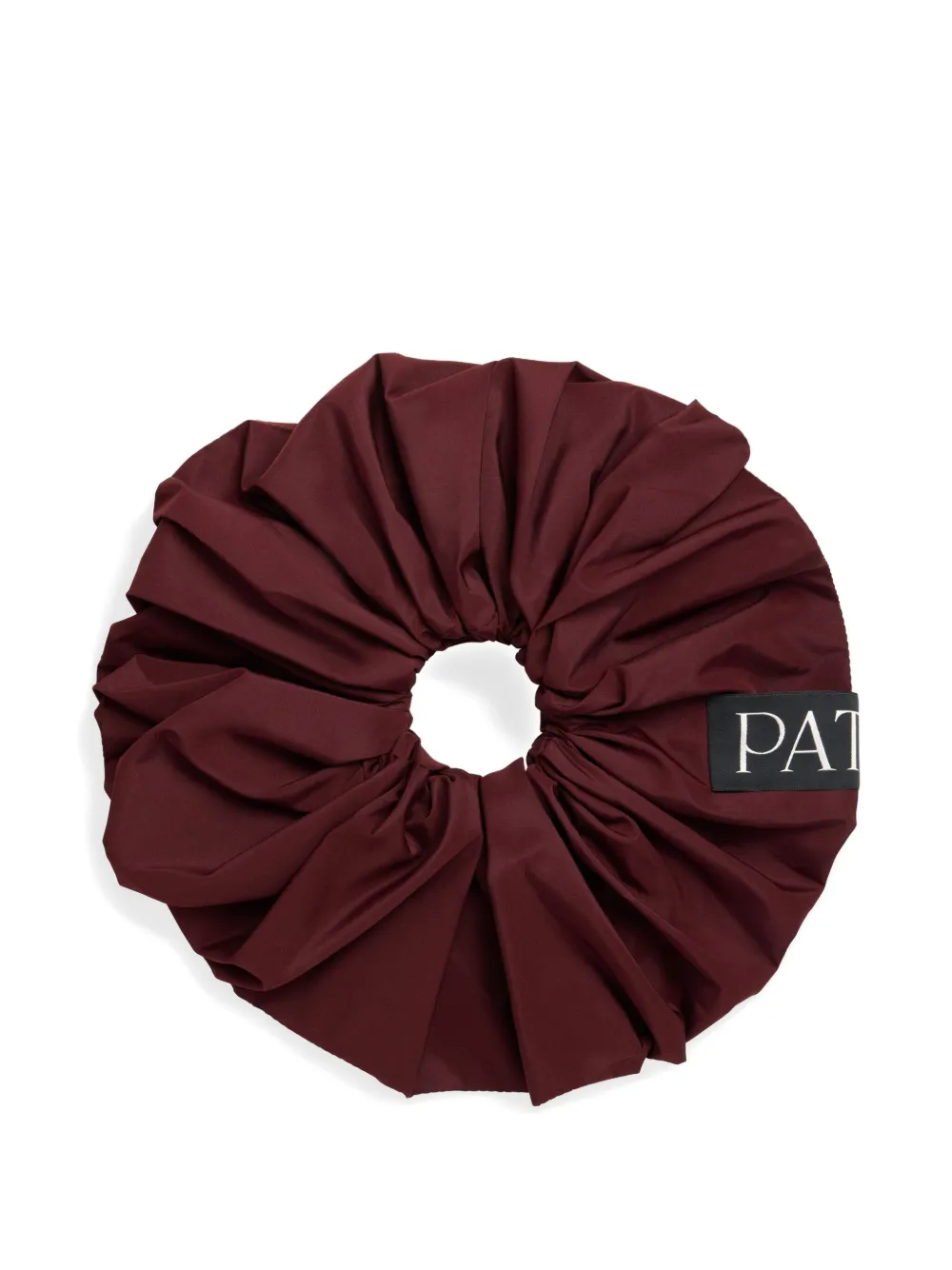 Patou Volume faille scrunchie Rood