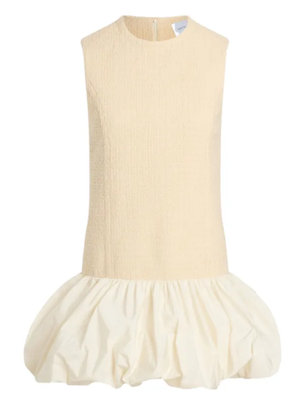 PATOU パトゥ 23SS グログランラッフルヘムドレス / ワンピース Patou パトゥ⭐️ オーガニックコットン製 グログランのラッフル
