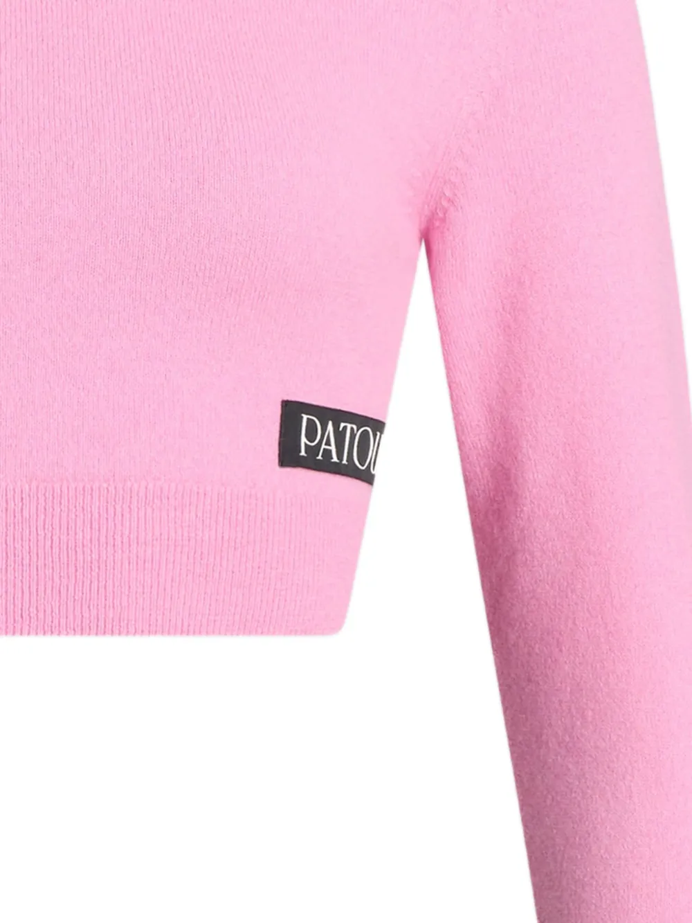 Patou Trui van merinowol-kasjmier Roze