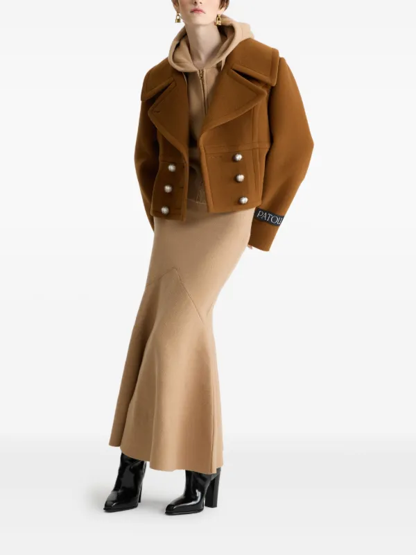 ジャケット・アウター PATOU double-breasted wool jacket Patou double-breasted Wool Jacket | FARFETCH