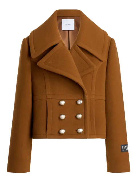 Patou double-breasted wool jacket