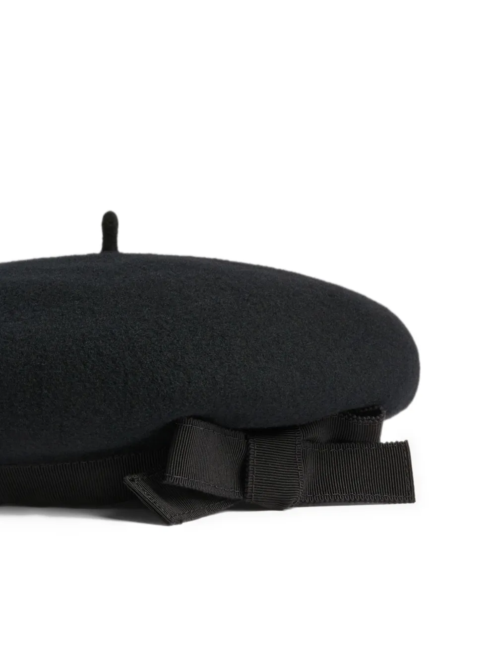 Patou grosgrain-bow wool beret | Image 2