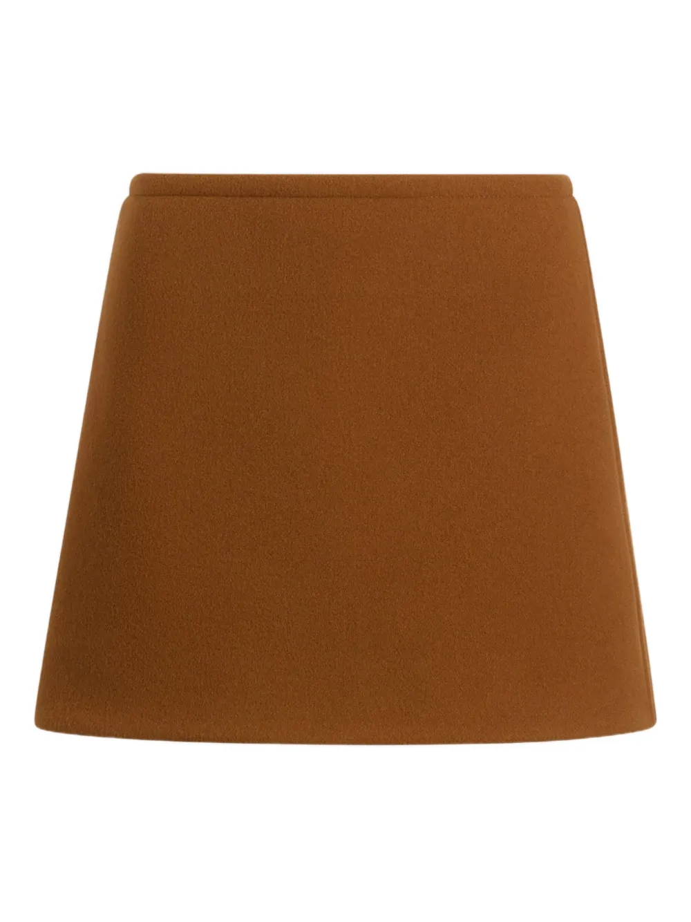 Patou Wollen mini-rok Bruin