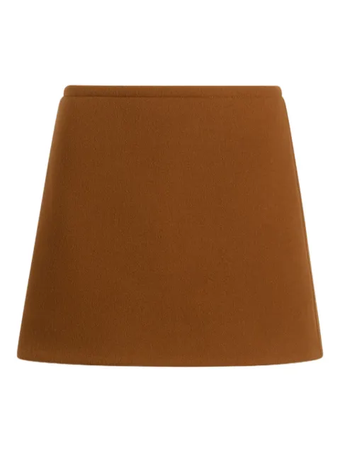 Patou wool mini skirt