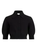 Patou buttoned-up wool cardigan - Black