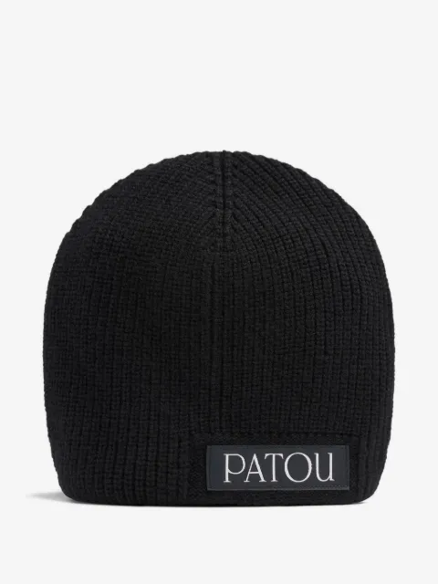 Patou 羊毛logo套头帽